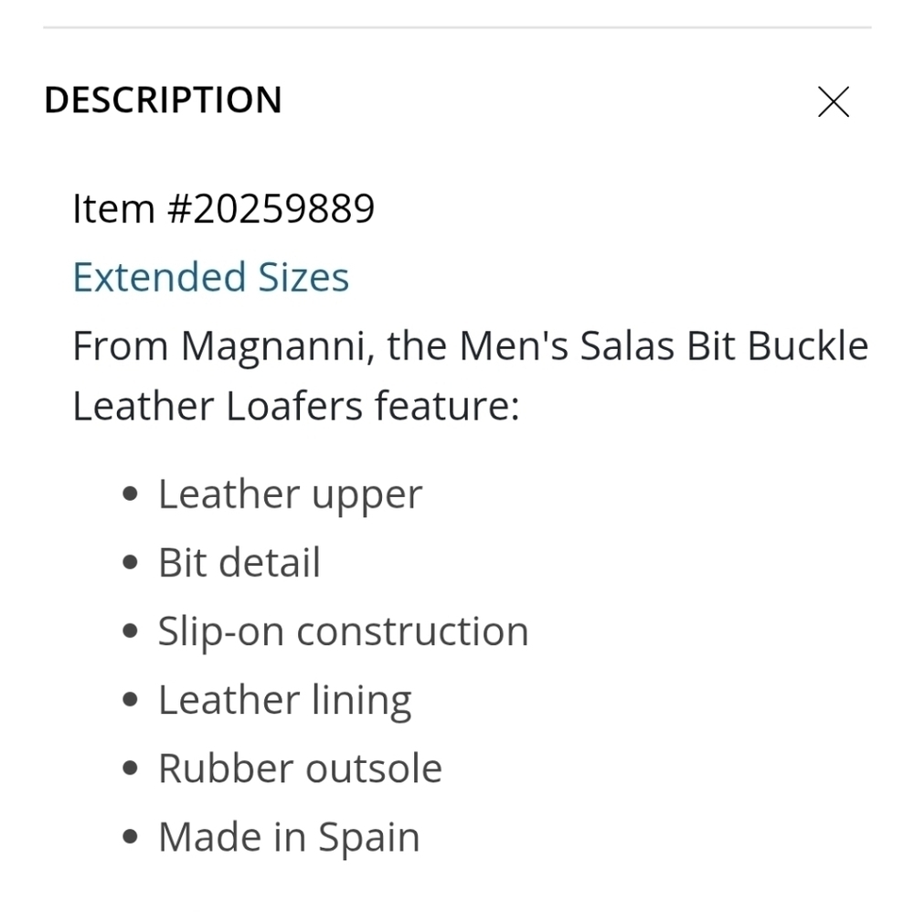 Magnanni Lino Salas Bit Buckle Leather Loafers, Size 8 - Picture 2 of 12